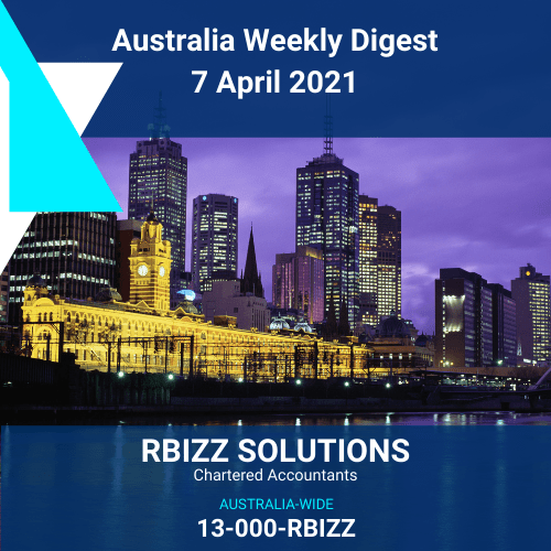 Australia Weekly Digest - 7 April 2021